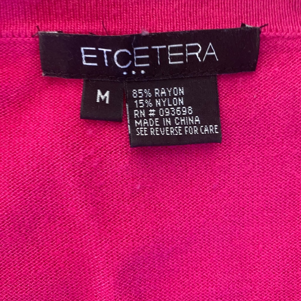 etc. pink sweater - Picture 2 of 3
